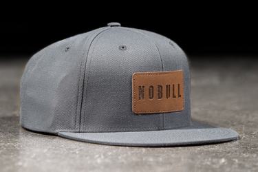 Nobull Flat-Brim Snapback Women's Hats Grey | Australia (EL2796)